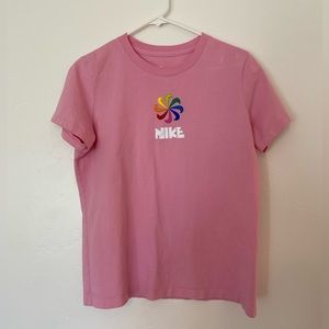 Pink retro style Nike tshirt